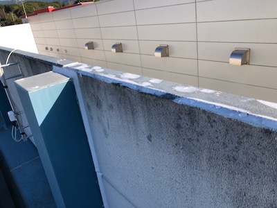 12.パラペットコーキング作業