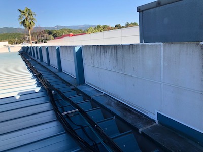 14.パラペットコーキング作業