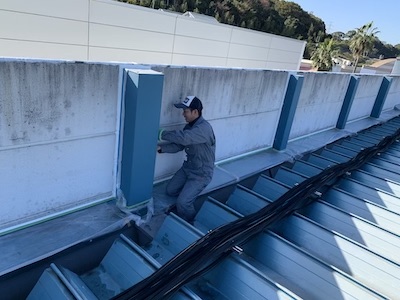 15.パラペット塗装工事