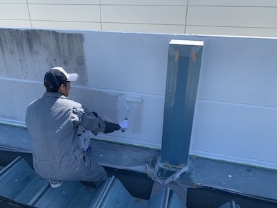 17.パラペット塗装工事