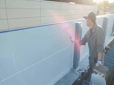 19.パラペット塗装工事