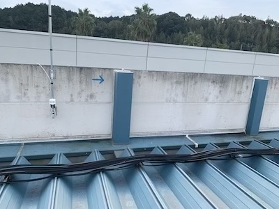 3.パラペットコーキング作業