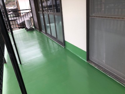 福岡 博多区 O様 雨漏り修理 増築により雨漏りするようになった。　バルコニー防水工事 事例