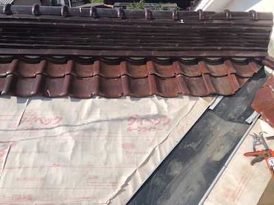 9.瓦葺き直し工事
