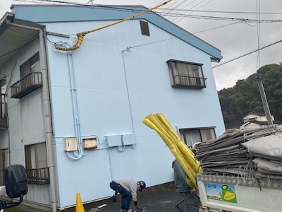 飯塚市 賃貸 アパート 雨漏り調査 天井雨漏り 外壁 防水工事 折板屋根