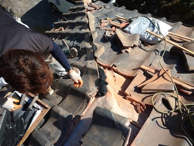 21.瓦葺き直し工事