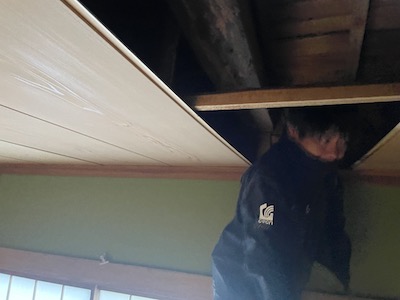 3.目すかし天井部分張替