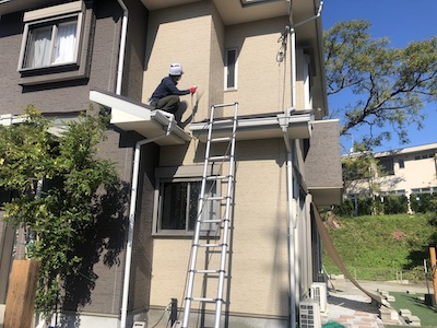 糟屋郡　須恵町　サッシの雨漏り診断　外壁からの侵入　住宅瑕疵担保責任保険を利用しての雨漏りの修理