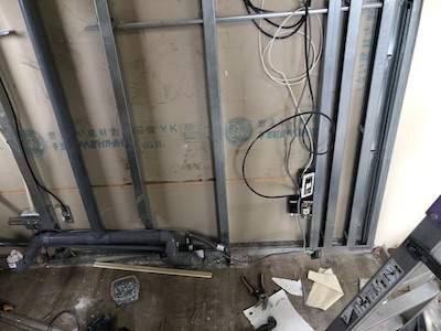 11.水回り配管・電気配線工事