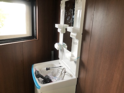 17.洗面台設置